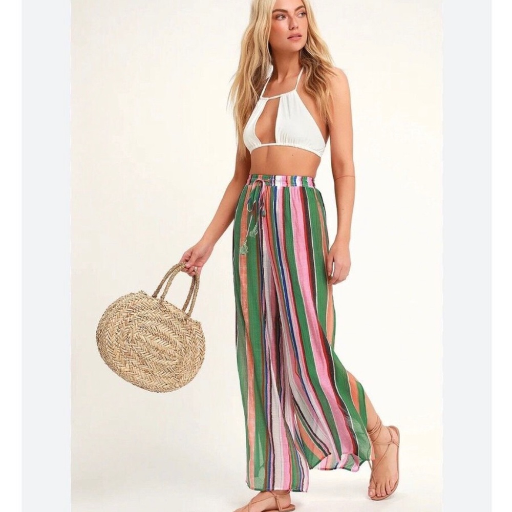 Lulu's Multicolor Striped Pants